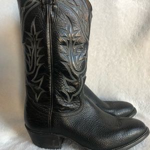 Tony Lama Cowboy Boots Full Leather